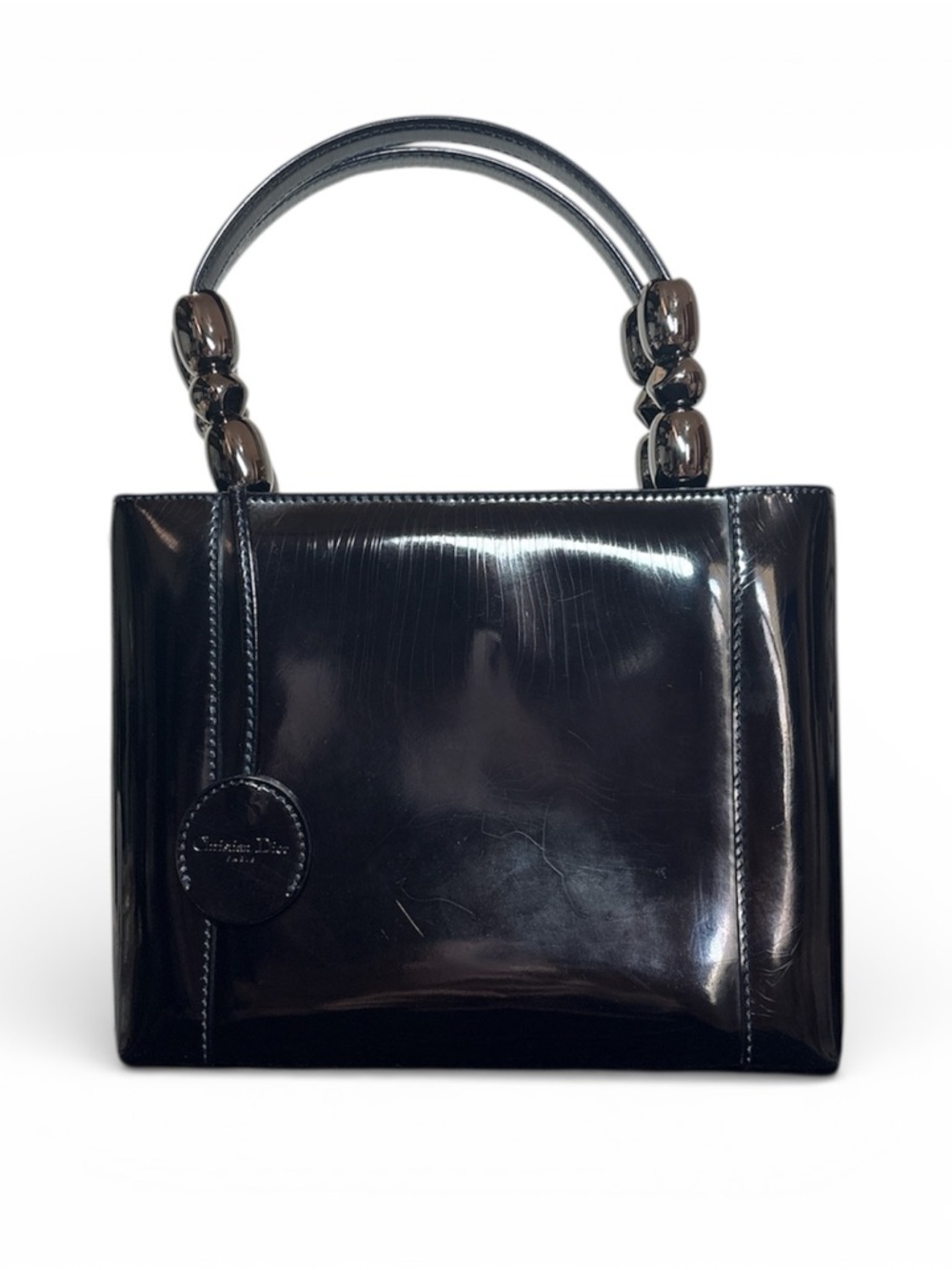 ✨ AUTH VINTAGE DIOR Malice Pearl Patent Bag - 1999 ✨